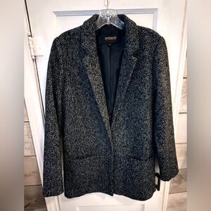 Forever 21 Ambiance Black and Gray Women's Jacket